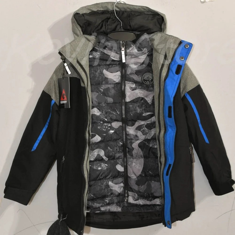 BLACK NWT 3-in-1‎ Gerry Youth Systems Jacket